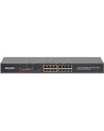 Коммутатор PoE 16-портовый Beward STW-16P8 в Астрахани Коммутаторы Pintop.ru