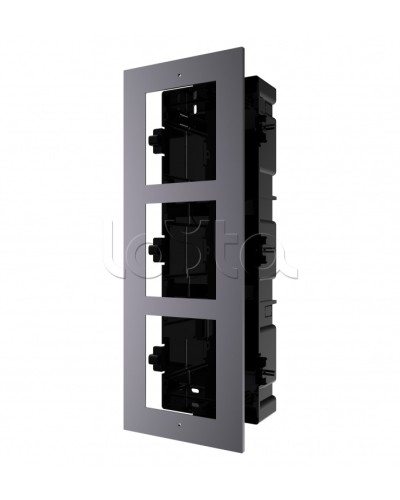 Рамка для врезного монтажа на 3 модуля CTV-IP-UF3F в Астрахани Аксессуары для IP домофонов Pintop.ru