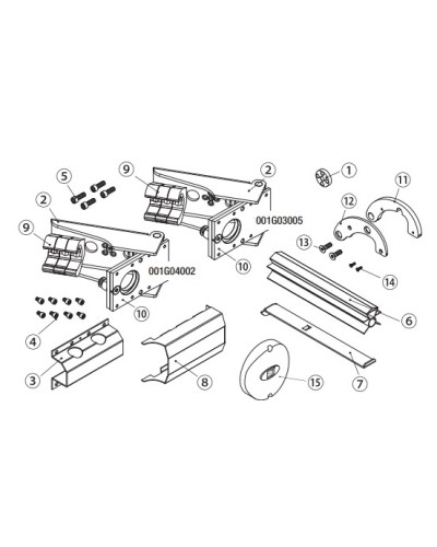 Рычаги F500 без крепления Came 119RID185 в Астрахани Запчасти для шлагбаумов и автоматики Pintop.ru