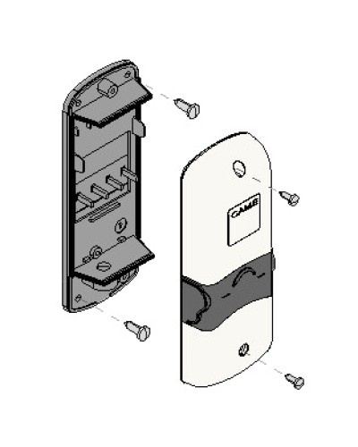 Корпус передатчика DIW01 DIW03 DB Came 119RIR257 в Астрахани Запчасти для шлагбаумов и автоматики Pintop.ru