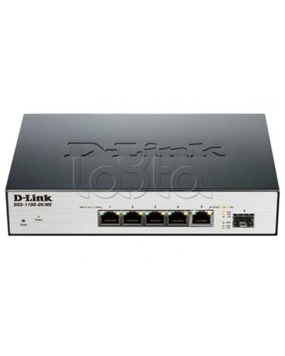 Коммутатор 6-портовый D-Link DGS-1100-06/ME/A1B в Астрахани Коммутаторы Pintop.ru