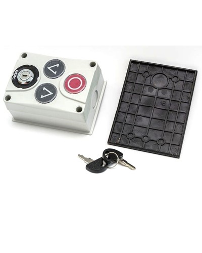 Панель управления 3х кнопочная с ключом Faac 402500 в Астрахани Устройства радиоуправления для шлагбаумов и автоматики Pintop.ru
