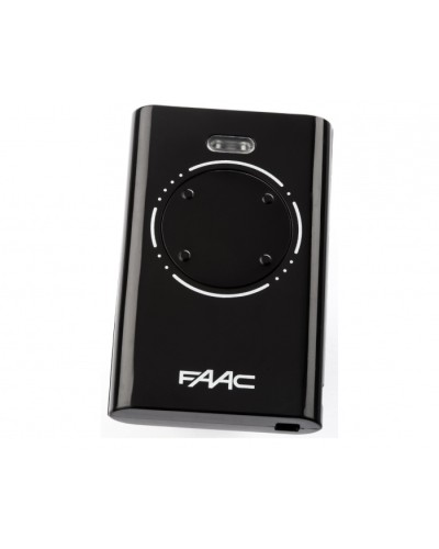 Брелок-передатчик 4-канальный Faac 7870081 (черный) в Астрахани Устройства радиоуправления для шлагбаумов и автоматики Pintop.ru