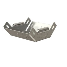 Угол 90° вертикальный внутренний Hyperline RST-VIA90-400-80-0,8-SZ