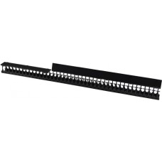 Органайзер 48U глубиной 179 мм, для шкафов LANMASTER DCS шириной 800 мм, черный (2 шт) LANMASTER LAN-DC-CB-48Ux8-VO18