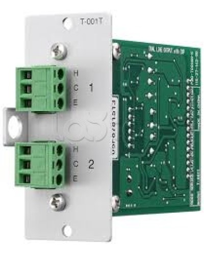 Модуль выходной 2-mic/line с DSP-процессором TOA T-001T в Астрахани Системы оповещения и трансляции TOA Pintop.ru