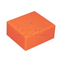 Коробка огн. с глад. стенками,без галогена, IP41, 9P, (1,5-2,5 мм2) (оранж) ОКЛ Экопласт (46061HF)