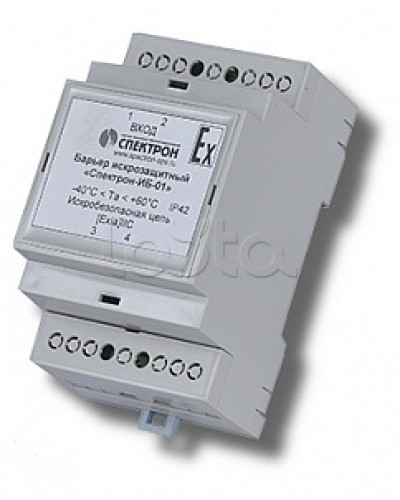 Барьер искрозащиты для цепей питания Спектрон-ИБ-01 в Астрахани Устройства защиты операционных процессоров (ОПС) Pintop.ru